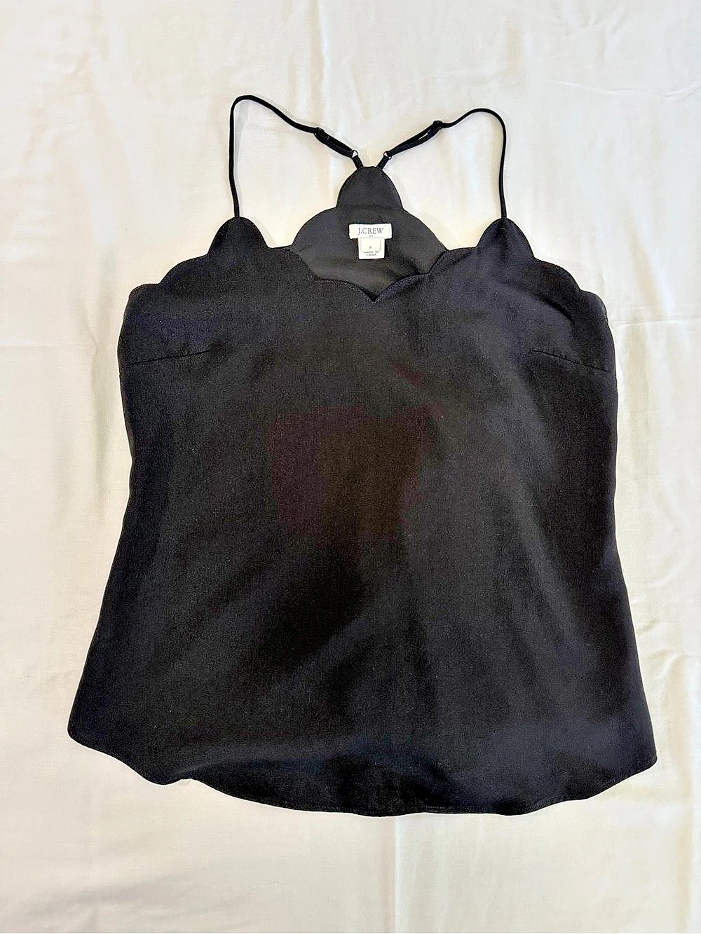 J.Crew classic black cami